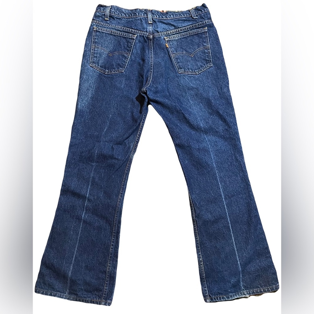 Levis Orange Tab 575 Flare Bell Bottom Jeans 38 (35)X 32 Vintage Great Condition - Picture 3 of 14
